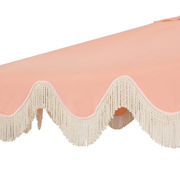 Collins 9 ft. Classic Cottage Tassel Market Patio Umbrella